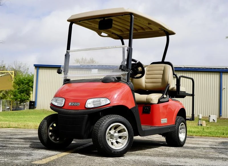 2017 E Z GO RXV 48V Red for Sale (1)