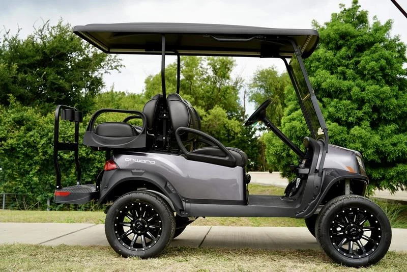 2023 CLUB CAR Onward 4 Passenger Lifted HP Lithium Metallic Midnight Silver for Sale 2