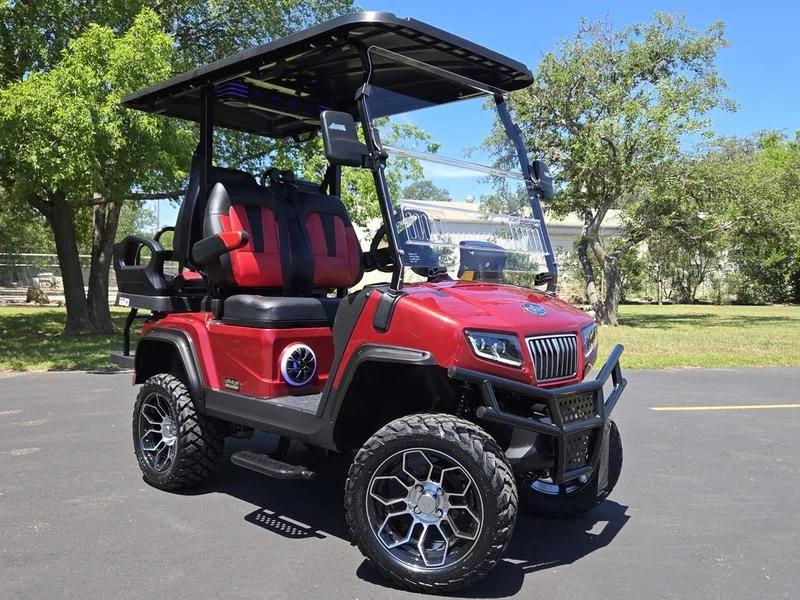 2025 EVolution Maverick 2+2 Plus — 4 Passenger Lifted Electric Golf Cart For Sale13 (1)